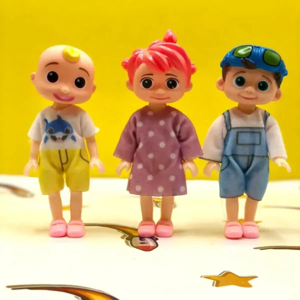 Adorable Trio of Mini JJ Cocomelon Set