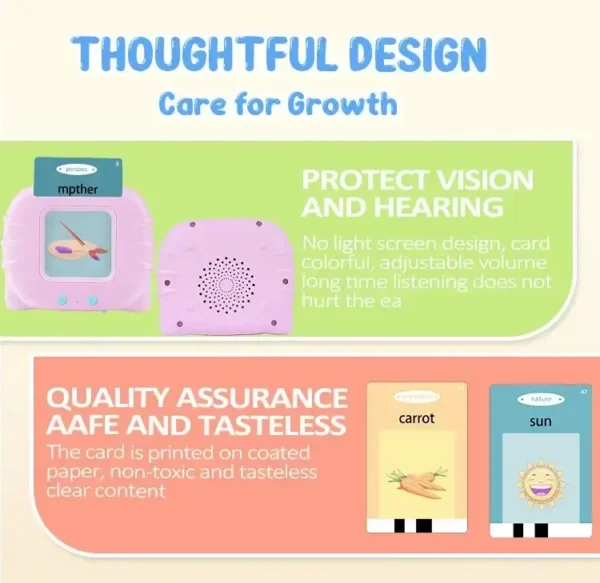 Talking Flash Cards Educational Learning Set - Engaging Learning for Preschoolers