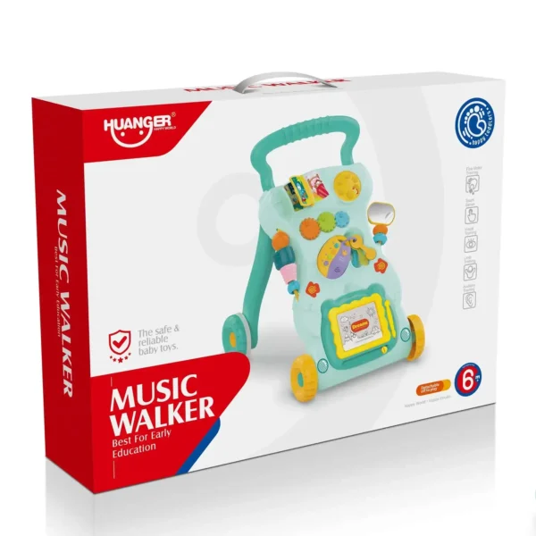 Huanger Musical Activity Walker | Interactive Baby Walker with Music & Learning Features