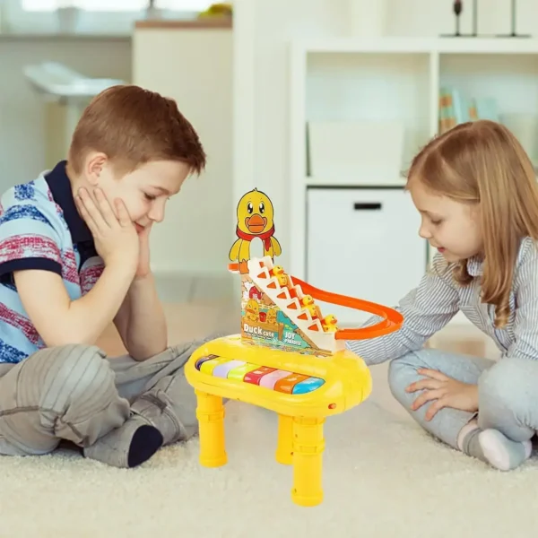 2 in 1 Multifunction Duck Track with Electronic Piano