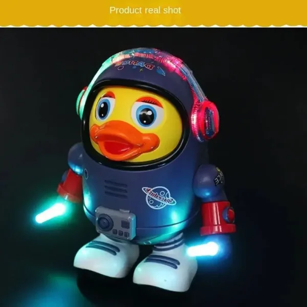 Dancing Space Duck with Music and Light